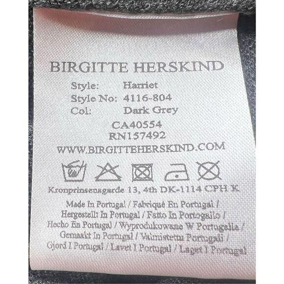 Birgitte Herskind Harriet Dress in Dark Grey NWOT Size Medium - Picture 8 of 8